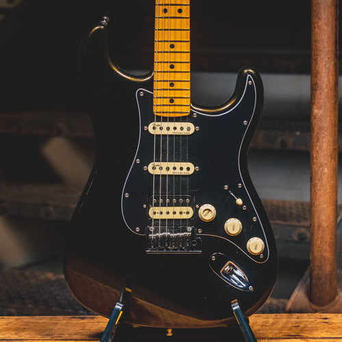 2020 Fender American Ultra Stratocaster HSS Electric Guitar, Texas Tea w/ OHSC - Used