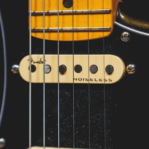 2020 Fender American Ultra Stratocaster HSS Electric Guitar, Texas Tea w/ OHSC - Used