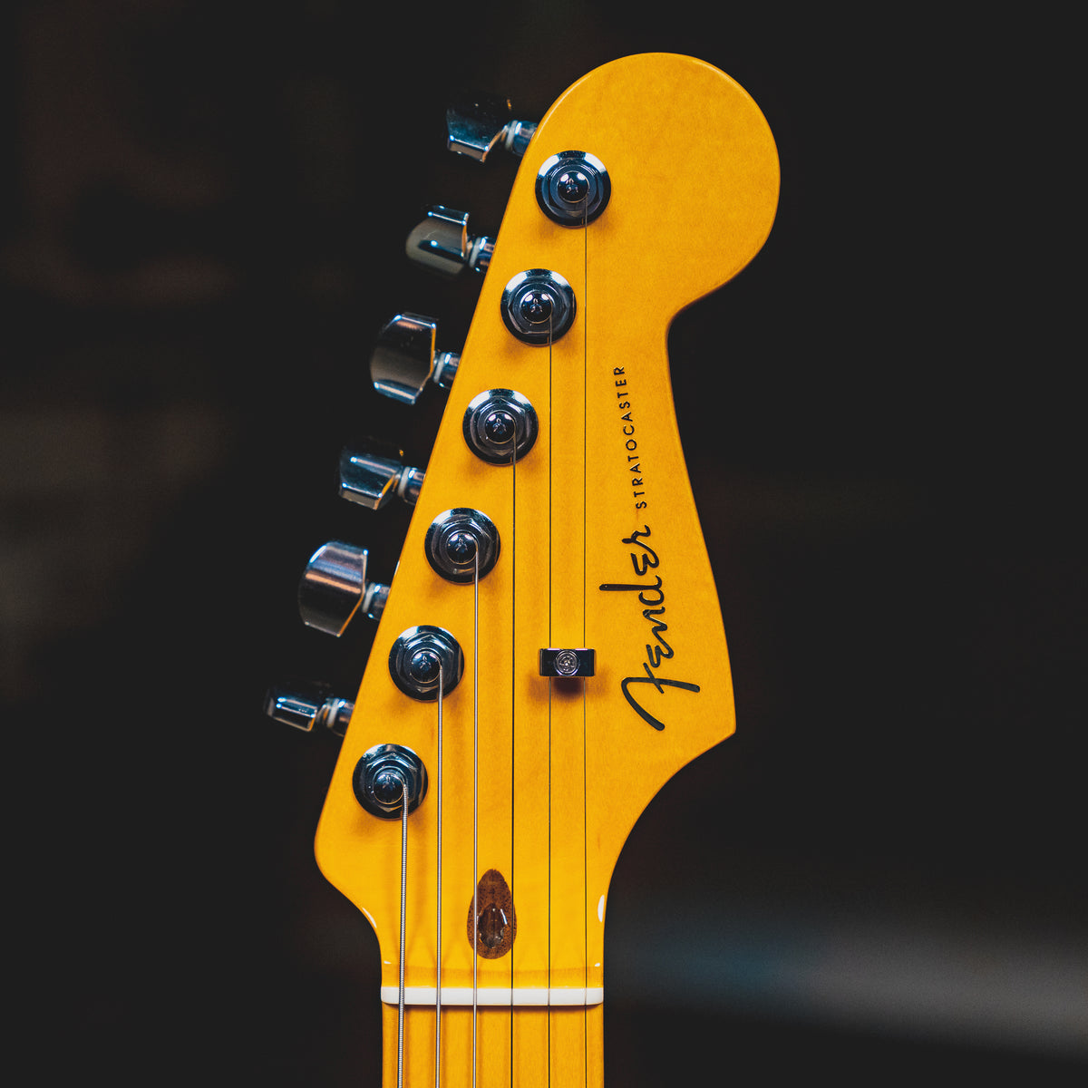 2020 Fender American Ultra Stratocaster HSS Electric Guitar, Texas Tea w/ OHSC - Used