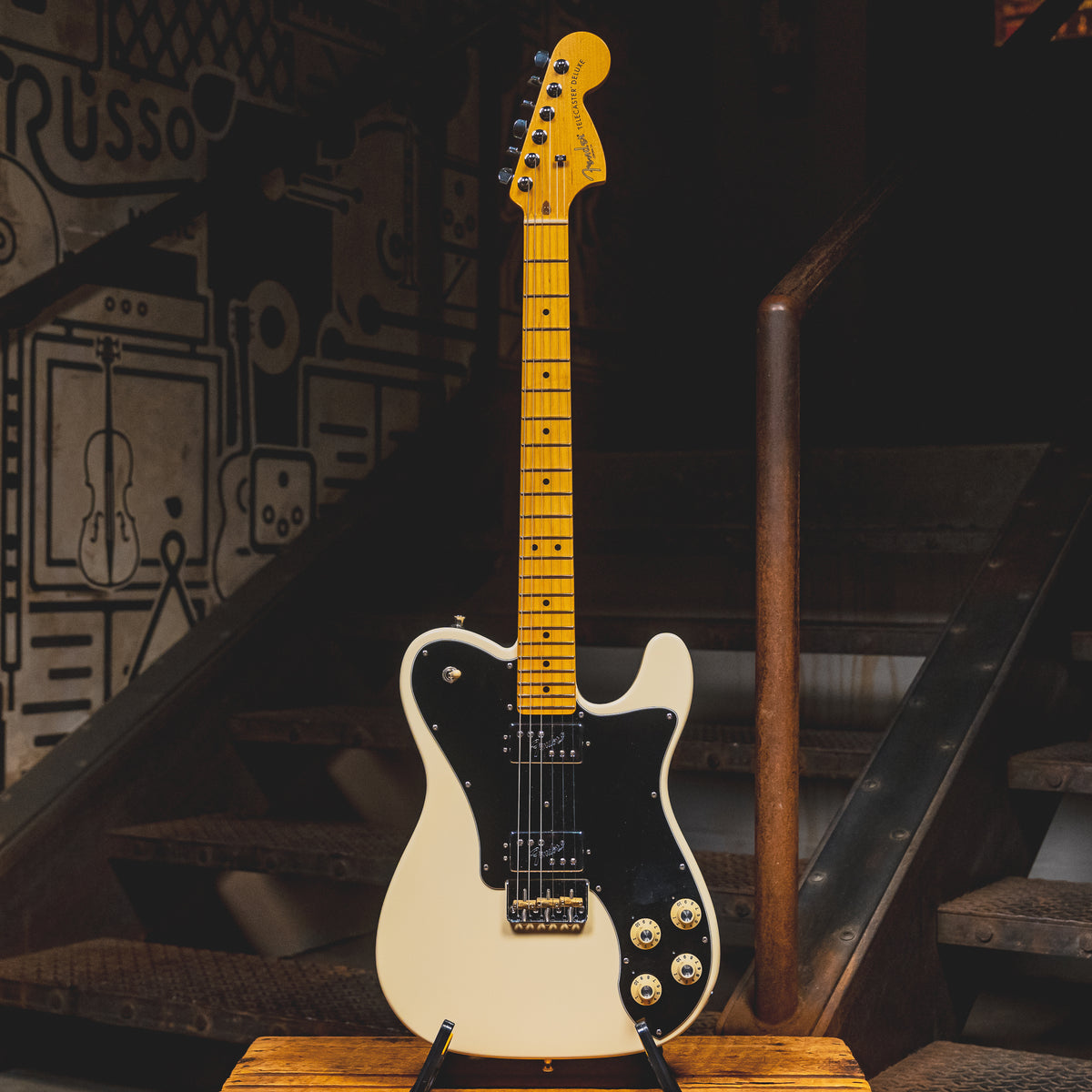 2021 Fender American Professional II Telecaster Deluxe Electric Guitar, Olympic White w/OHSC - Used
