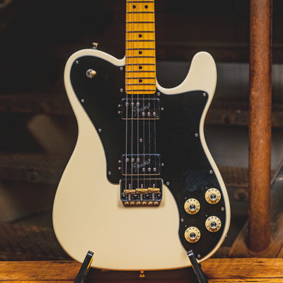 2021 Fender American Professional II Telecaster Deluxe Electric Guitar, Olympic White w/OHSC - Used