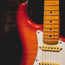 2021 Fender Player Stratocaster HSS Plus Top Electric Guitar, Aged Cherry Burst - Used