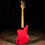 2007 Fender CIJ Deluxe Jaguar Bass Guitar, Hot Rod Red - Used