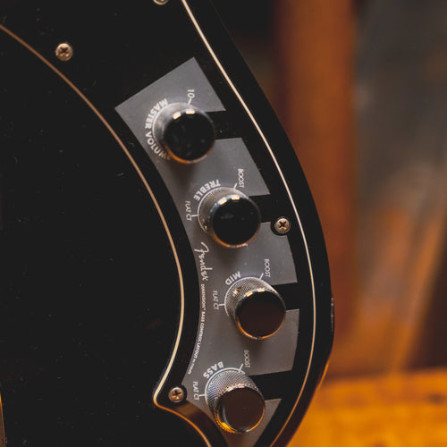 2013 Fender Dimension Electric Bass Guitar, Black w/Gig Bag - Used