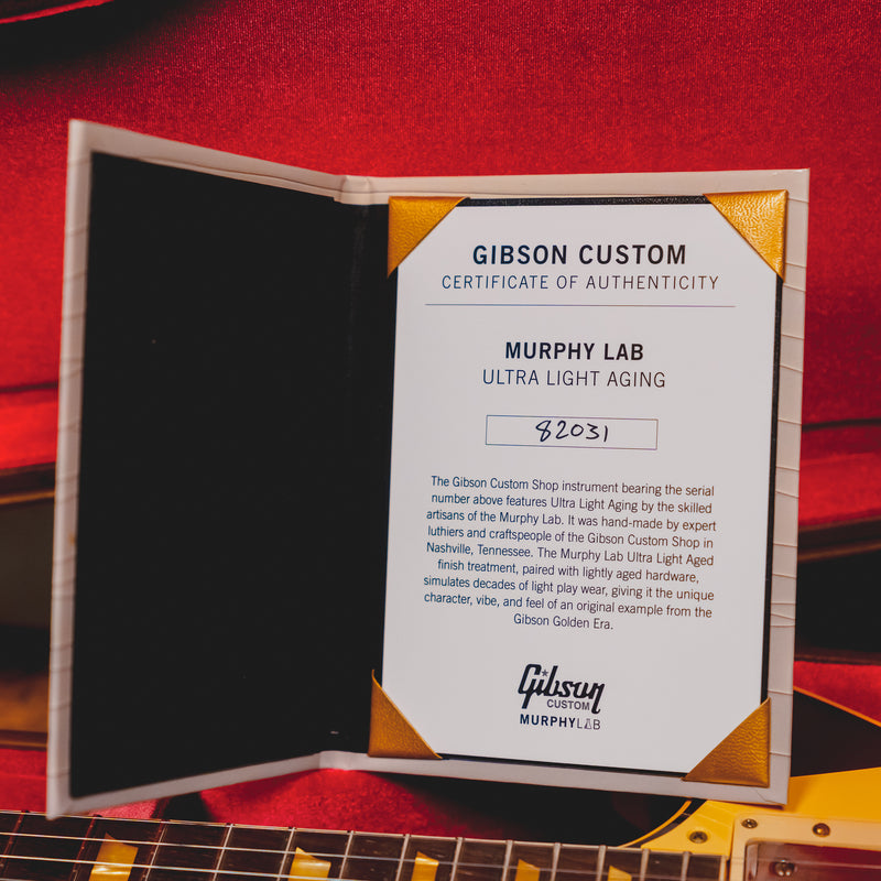 2022 Gibson Custom Shop '58 Les Paul Standard Reissue Murphy Lab Ultra Light Aged Bourbon Burst w/OHSC - Used