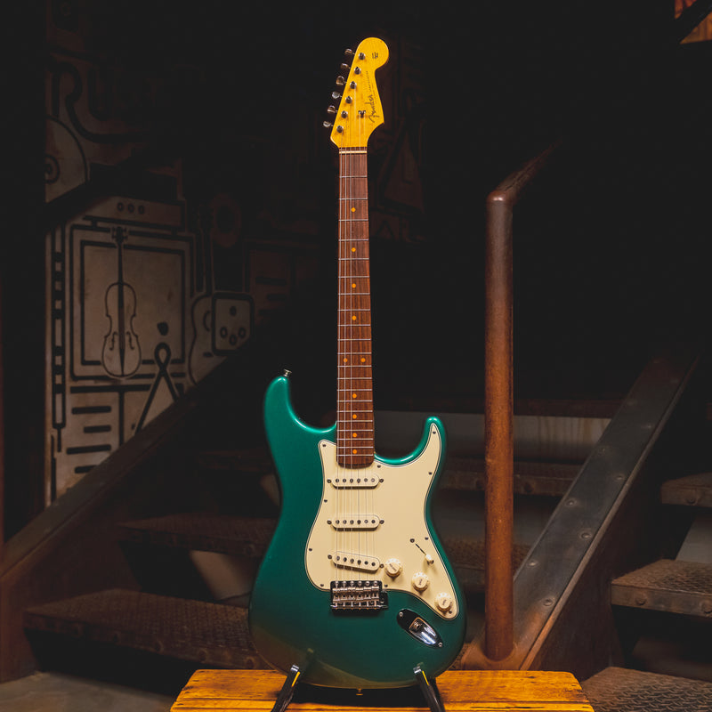 2013 Fender AVRI '59 Stratocaster Electric Guitar, Sherwood Green Metallic w/OHSC - Used