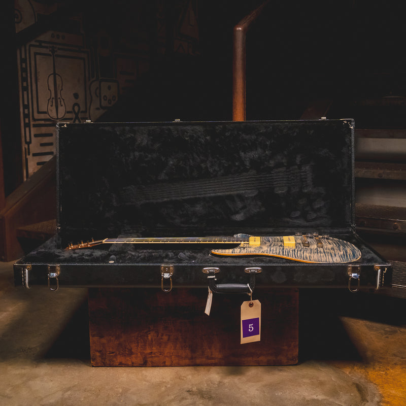 2018 PRS McCarty 594 10 Top Electric Guitar, Faded Whale Blue W/OHSC - Used