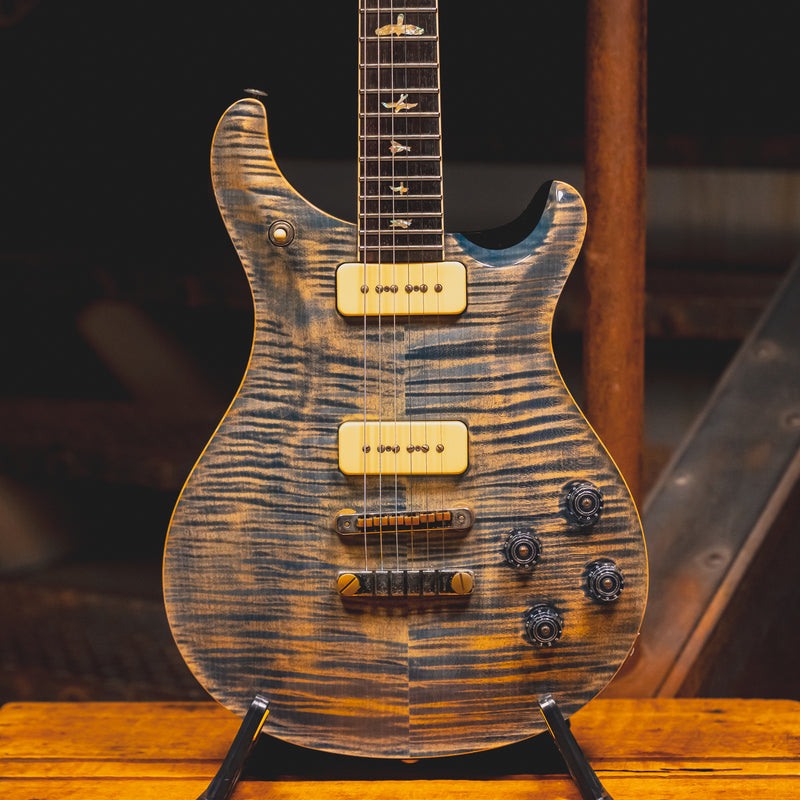 2018 PRS McCarty 594 10 Top Electric Guitar, Faded Whale Blue W/OHSC - Used
