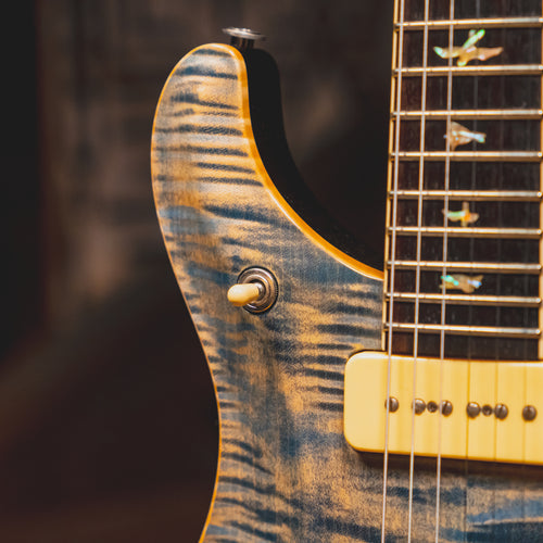 2018 PRS McCarty 594 10 Top Electric Guitar, Faded Whale Blue W/OHSC - Used