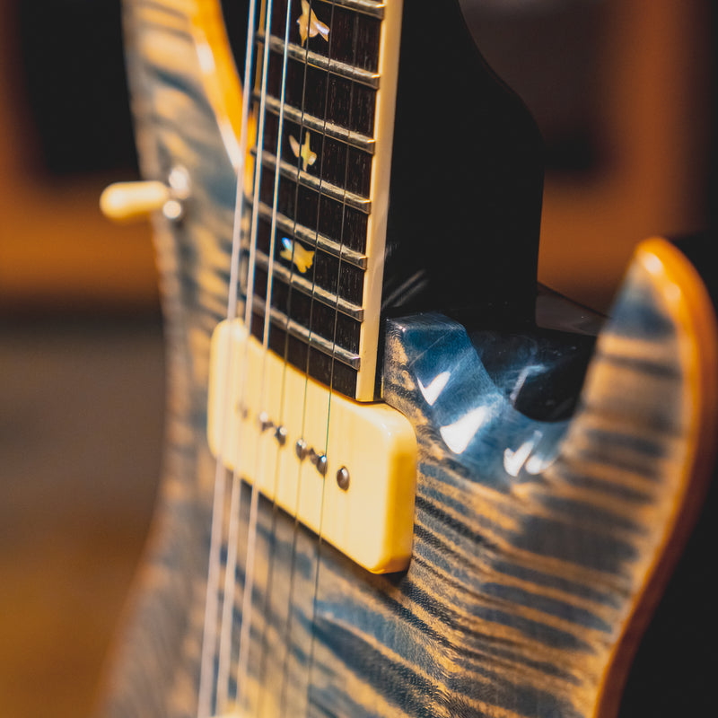 2018 PRS McCarty 594 10 Top Electric Guitar, Faded Whale Blue W/OHSC - Used
