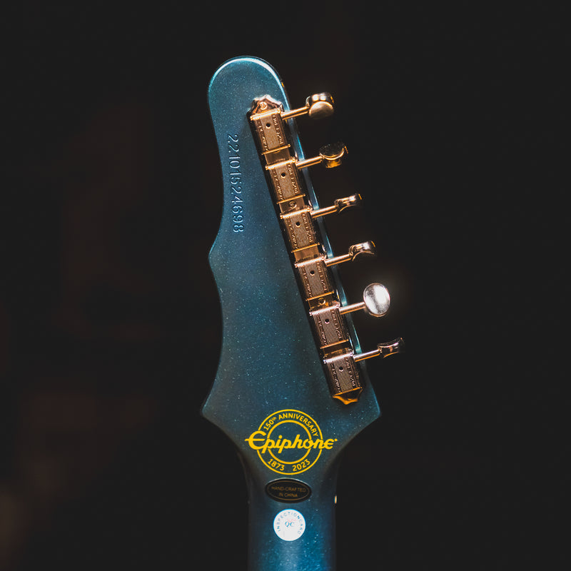 2023 Epiphone Wilshire 150th Anniversary Electric Guitar, Pacific Blue w/OHSC - Used