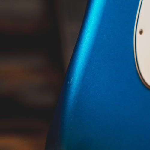 2016 Fender Standard Stratocaster Electric Guitar, Lake Placid Blue w/HSC- Used