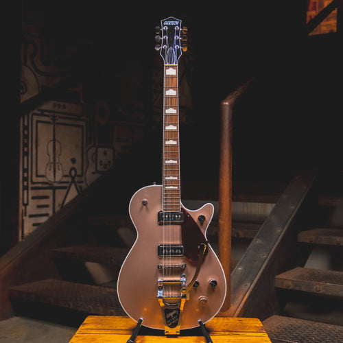 2020 Gretsch G6128T Player Edition Jet Electric Guitar, Sahara Metallic w/OHSC - Used