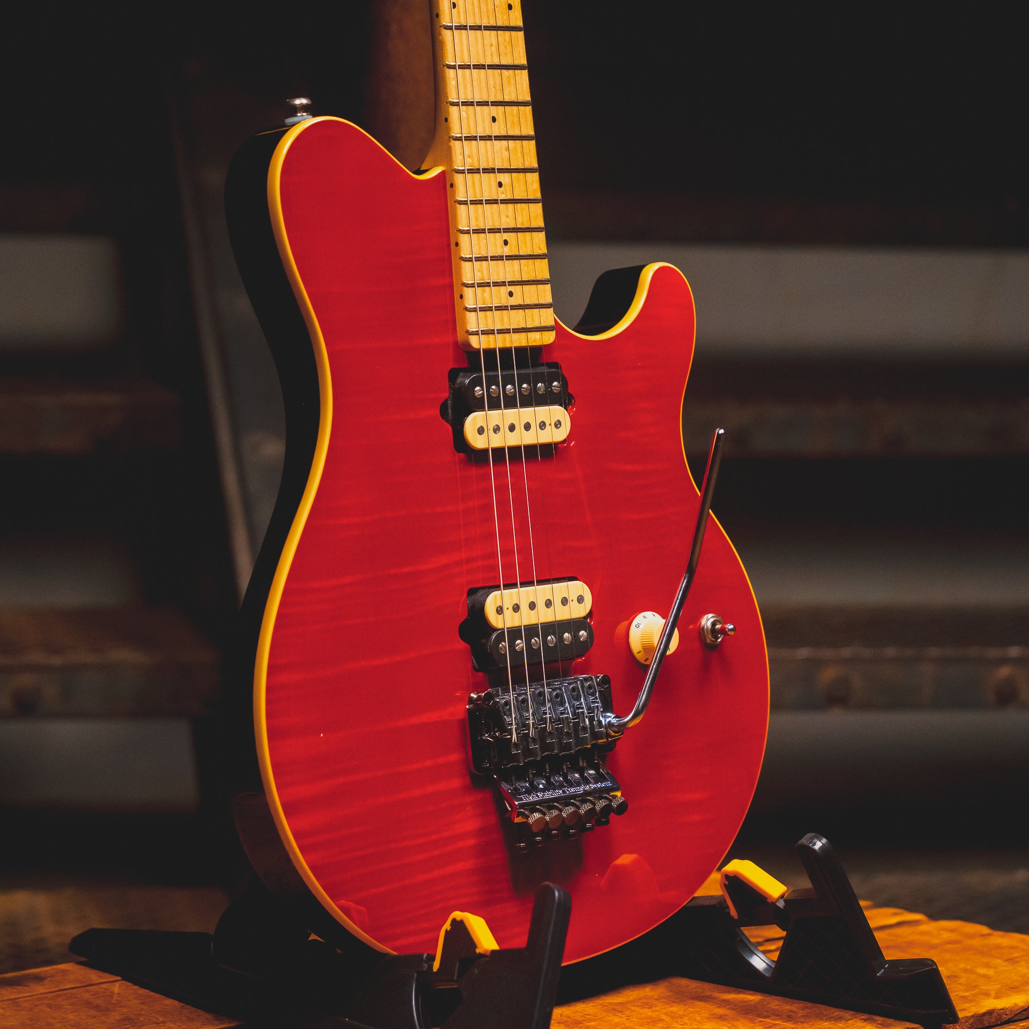 2006 Music Man Axis Electric Guitar, Translucent Red w/OHSC - Used