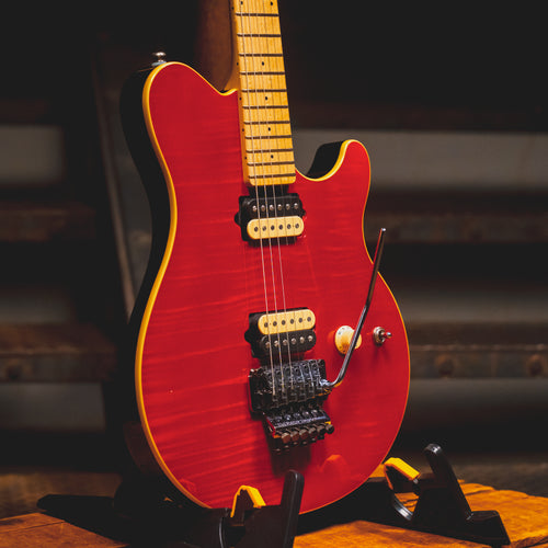 2006 Music Man Axis Electric Guitar, Translucent Red w/OHSC - Used
