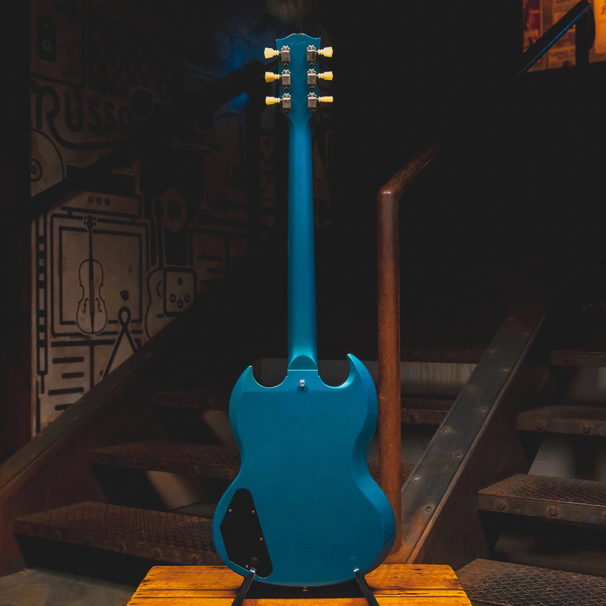 2023 Gibson Custom Shop '64 SG Murphy Lab Light Aged, Pelham Blue
