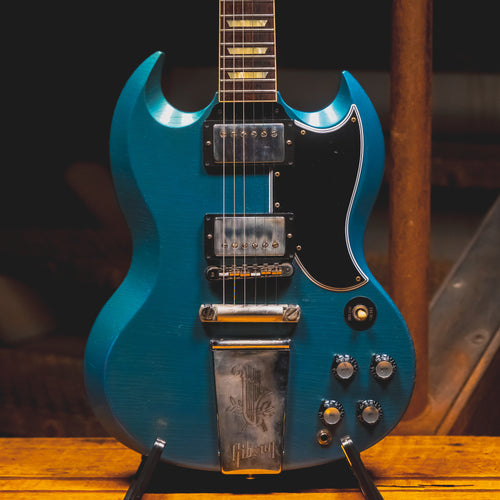 2023 Gibson Custom Shop 64 SG Murphy Lab Light Aged Pelham Blue w OH