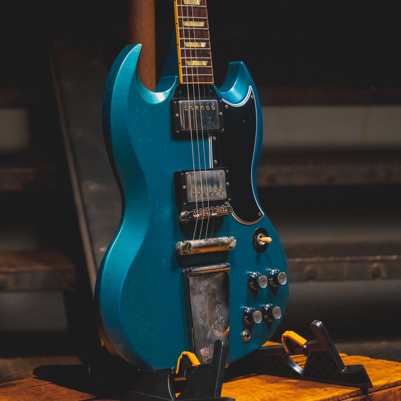 2023 Gibson Custom Shop '64 SG Murphy Lab Light Aged, Pelham Blue w/OHSC - Used