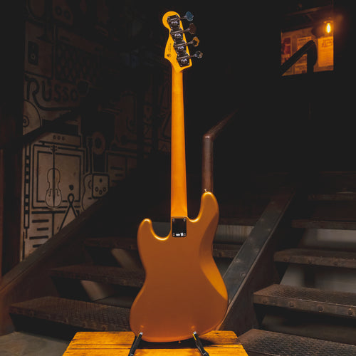 2019 Fender Vintera '60s Jazz Bass Guitar, Firemist Gold w/OGB - Used