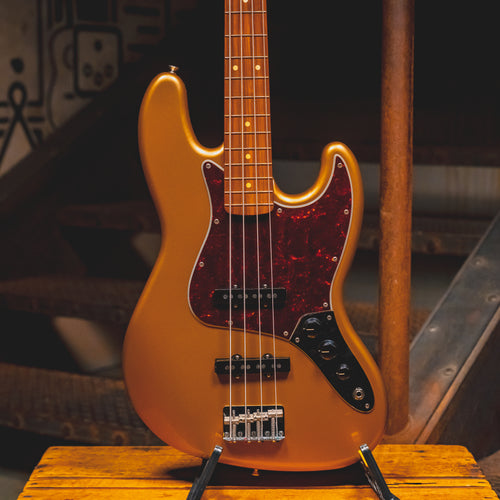 2019 Fender Vintera '60s Jazz Bass Guitar, Firemist Gold w/OGB - Used