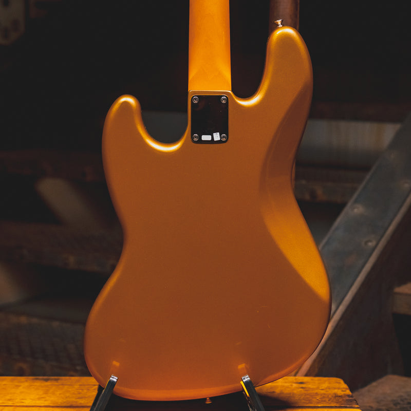 2019 Fender Vintera '60s Jazz Bass Guitar, Firemist Gold w/OGB - Used