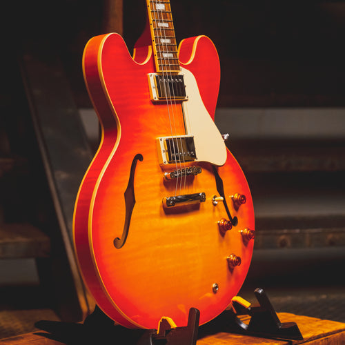 2018 Gibson ES-335 Figured Electric Guitar, Heritage Cherry