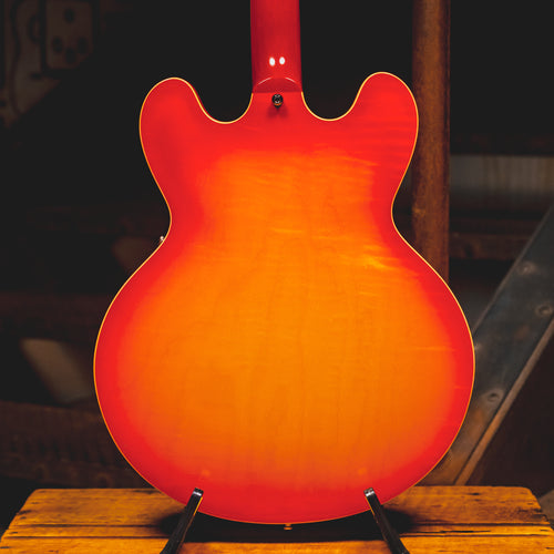 2018 Gibson ES-335 Figured Electric Guitar, Heritage Cherry Burst w/OHSC - Used