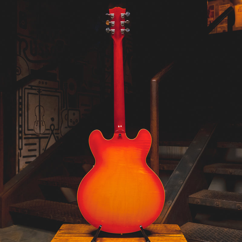 2018 Gibson ES-335 Figured Electric Guitar, Heritage Cherry Burst w/OHSC - Used