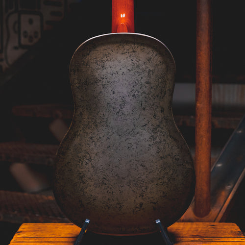 2018 National Reso-Phonic Black Rust Resonator w/ OHSC - Used