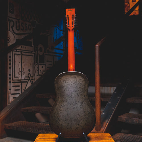 2018 National Reso-Phonic Black Rust Resonator w/ OHSC - Used