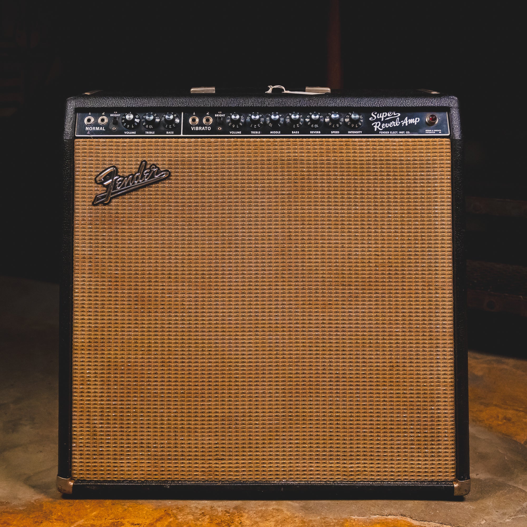 Fedner Super Reverb 1963 Fender Super Reverb Guitar Combo Tube Amplifier