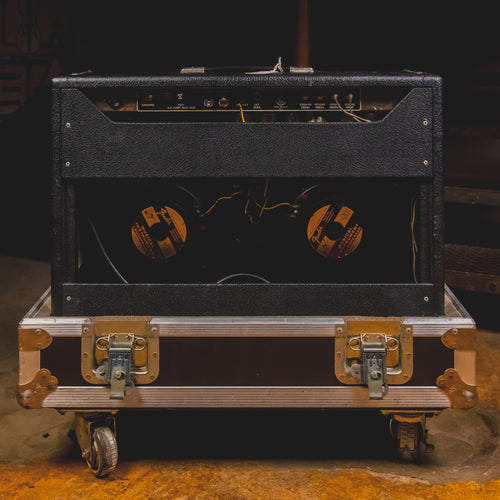 1965 Fender Twin Reverb Guitar Combo Tube Amplifier w/Calzone Case - Used