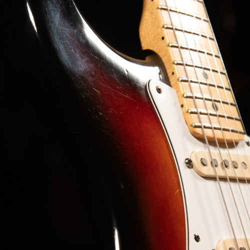 2008 Fender American Standard Stratocaster HSS Electric Guitar, 3-Tone Sunburst - Used