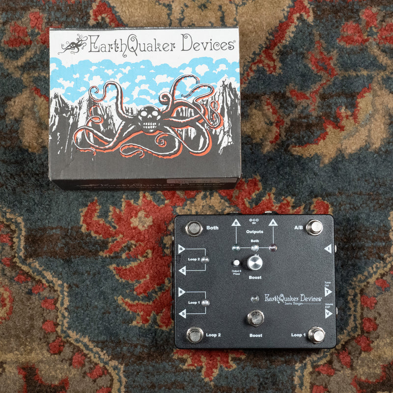 EarthQuaker Devices Swiss Things Pedalboard Reconciler Utility Routing Pedal w/Box - Used