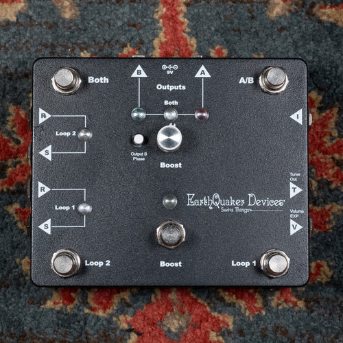 EarthQuaker Devices Swiss Things Pedalboard Reconciler Utility Routing Pedal w/Box - Used