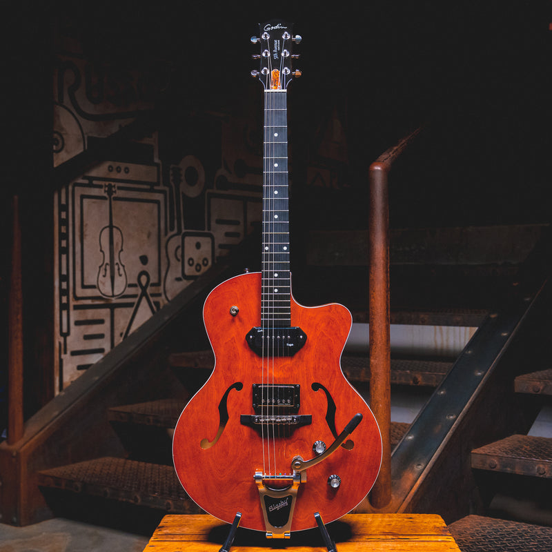 2022 Godin 5th Avenue Electric Guitar, Natural w/ HSC - Used