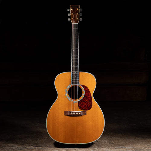 1990 Martin M-38 Acoustic-Electric Guitar, Natural - Used