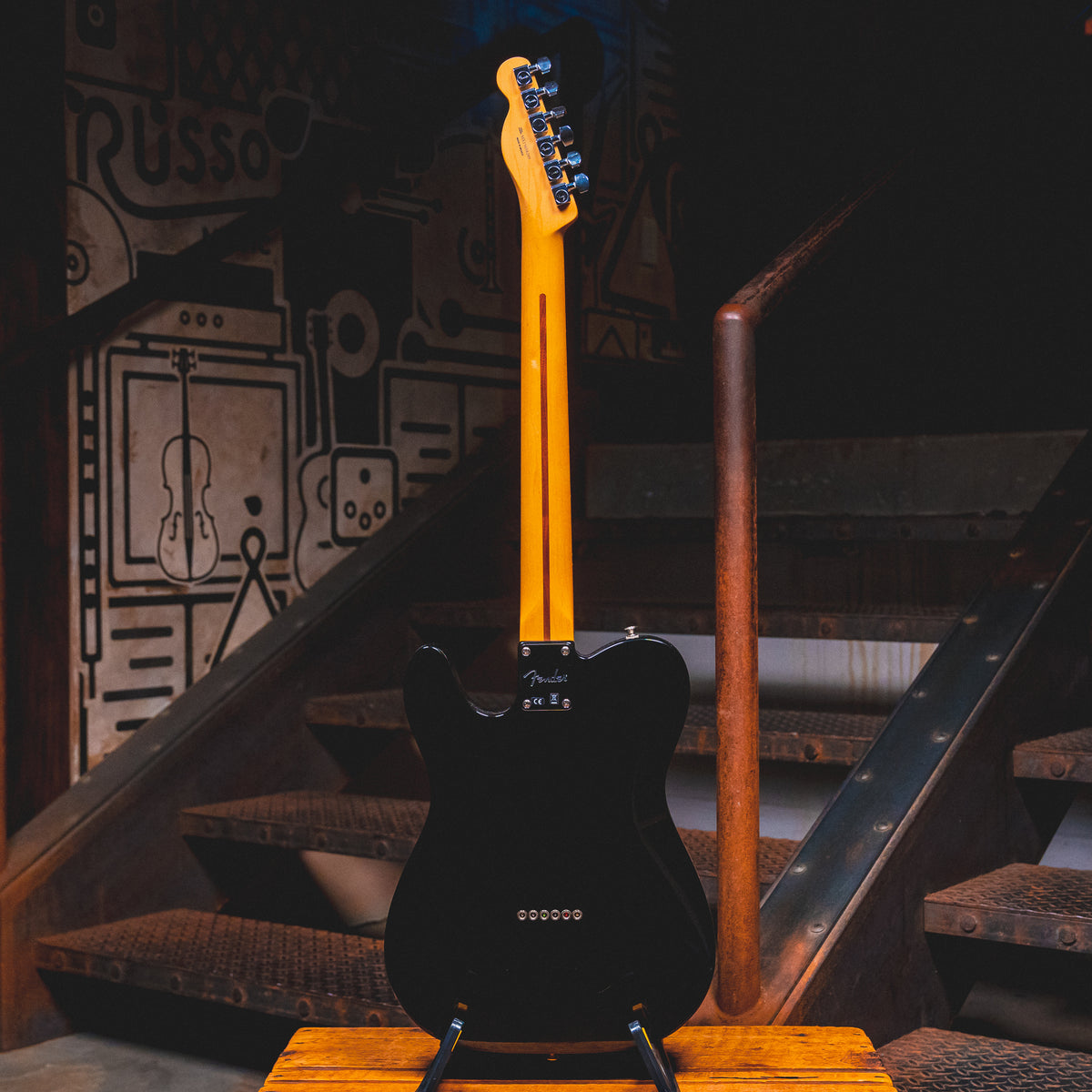 2016 Fender Standard Telecaster HH Electric Guitar, Black w/ Gig Bag - Used