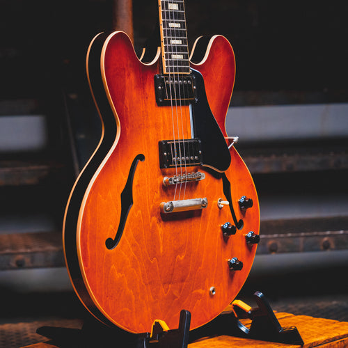 2016 Gibson Memphis ES-335 Block Electric Guitar, Faded Light Burst w/ OHSC - Used