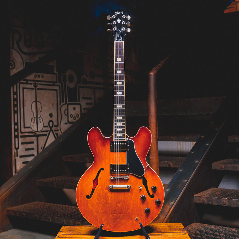 2016 Gibson Memphis ES-335 Block Electric Guitar, Faded Light Burst w/ OHSC - Used
