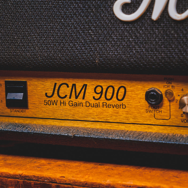 1990 Marshall JCM900 50W Hi Gain Dual Reverb Head Guitar Amplifier - Used