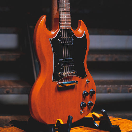 2019 Gibson SG Tribute Electric Guitar, Walnut Satin w/ Gig Bag - Used