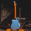 2019 Reverend Double Agent Electric Guitar, Metallic Silver Freeze w/ HSC - Used