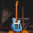 2019 Reverend Double Agent Electric Guitar, Metallic Silver Freeze w/ HSC - Used