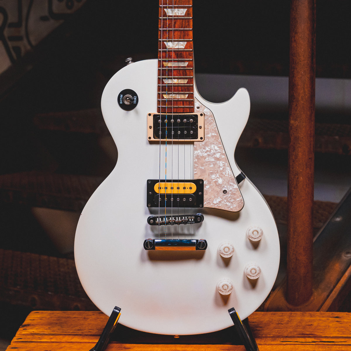 2012 Gibson Les Paul Studio Electric Guitar, Alpine White w/ OHSC - Used