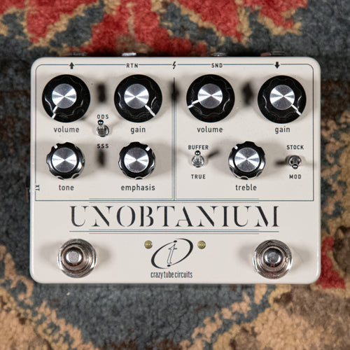 Crazy Tube Circuits Unobtainium Dual Overdrive Effect Pedal w/Box