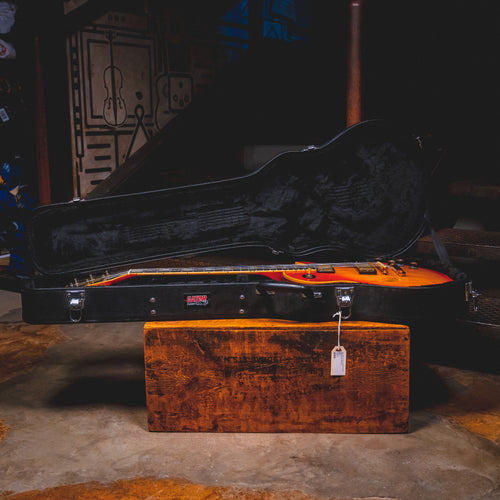 1977 Gibson Les Paul Custom Electric Guitar, Cherry Sunburst w/ Hardshell Case - Used