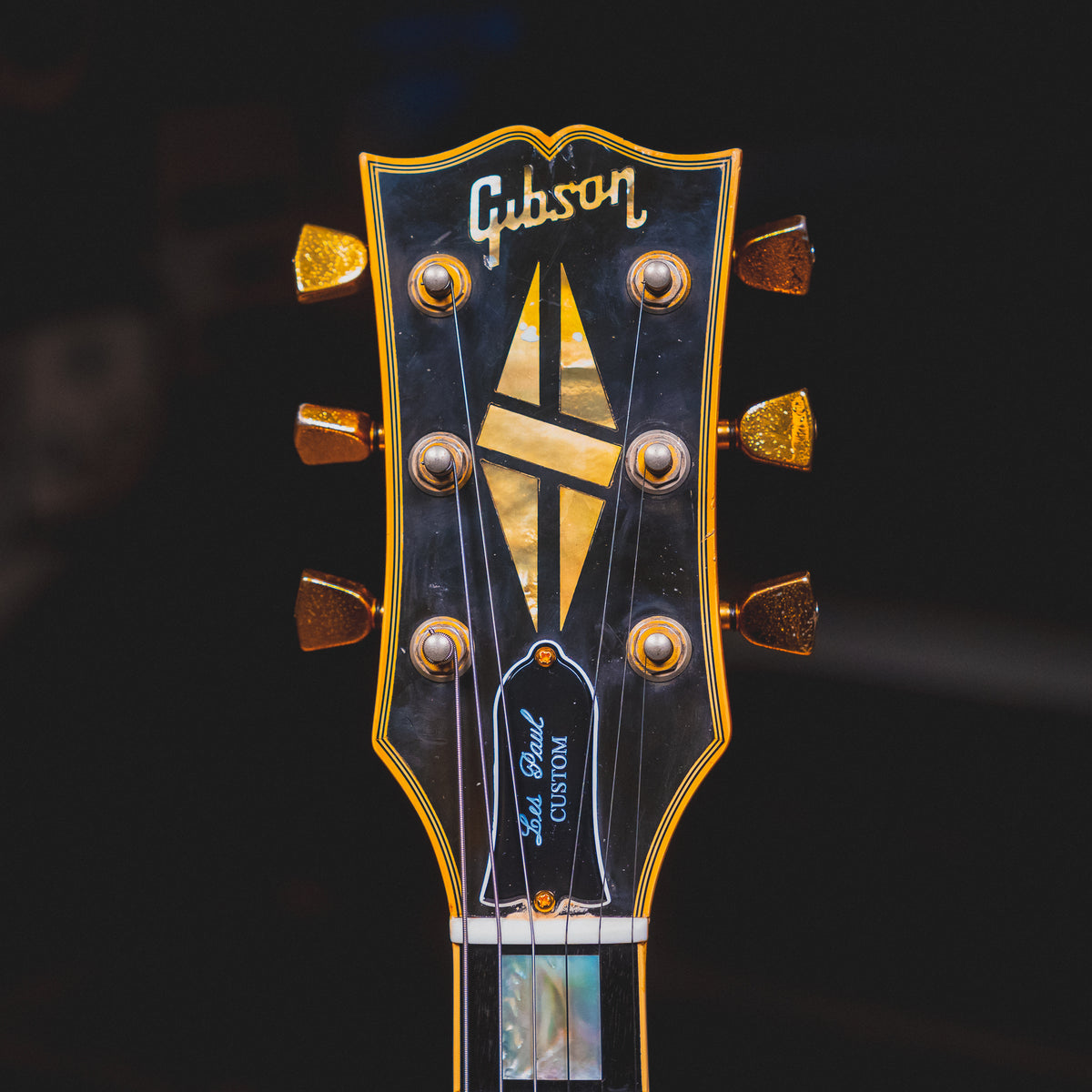 1977 Gibson Les Paul Custom Electric Guitar, Cherry Sunburst w/ Hardshell Case - Used