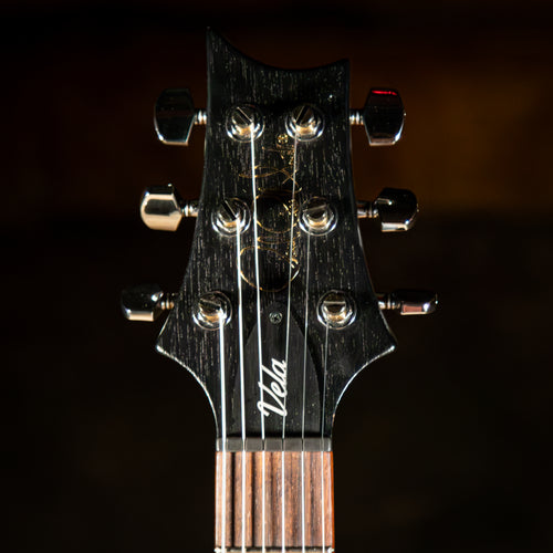 2022 PRS S2 Vela Electric Guitar, Black w/ OGB - Used