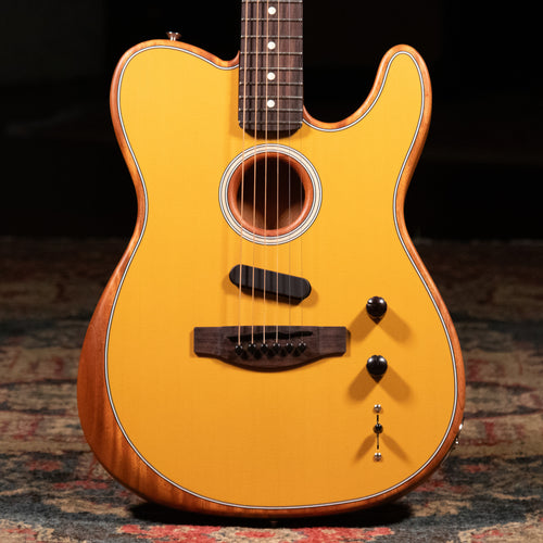 2022 Fender Player Acoustasonic Telecaster Acoustic-Electric Guitar, Butterscotch Blonde w/OGB - Used